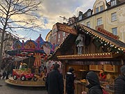 Feine Käsespätzle auf dem Sendlinger Weihnachtsmarkt am Harras vom 25.11.-22.12.2019